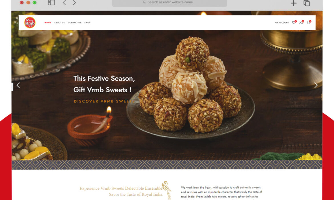 vRMB (Website) Sweets Selling