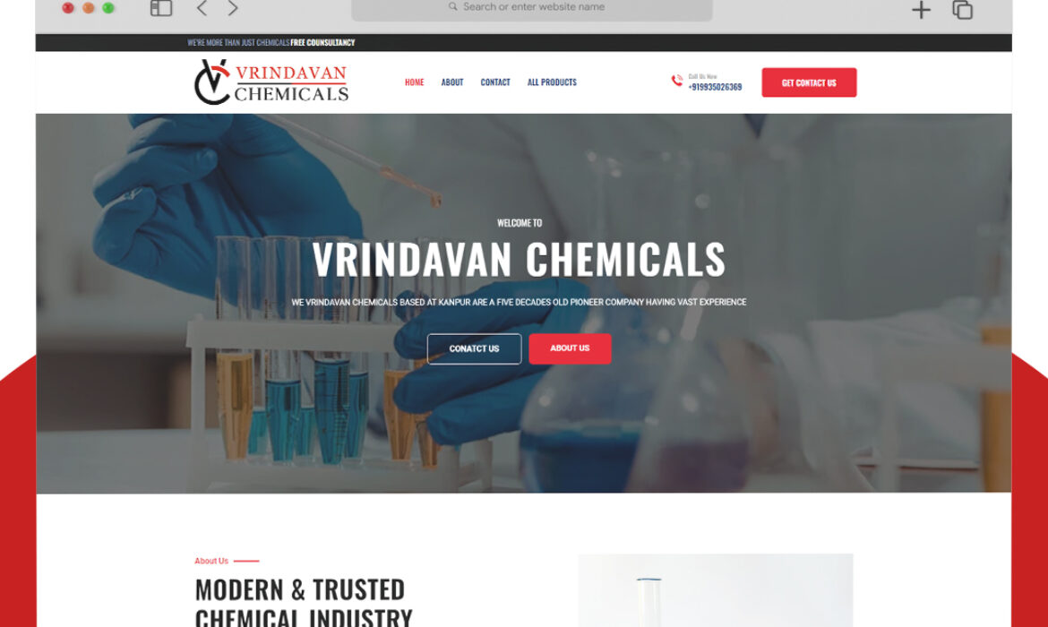 Vrindavan Chemicals (Website) Chemical Industry